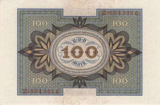 100 Mark 1920 ro.67a H/Z